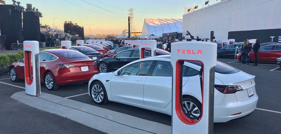 First Model 3 Production Cars Ready For Delivery