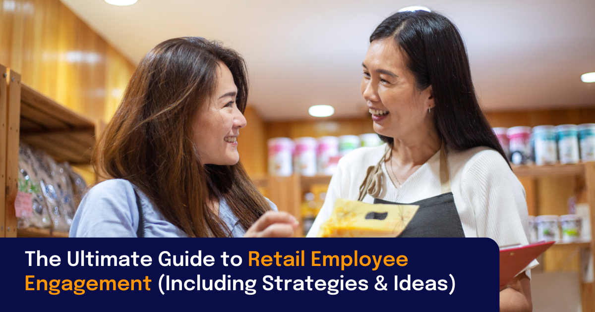 Retail Employee Engagement blog featuring two women in a store talking