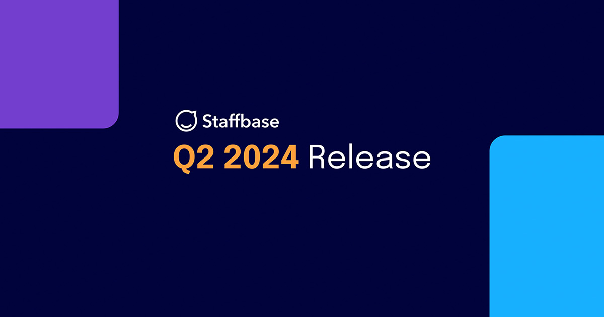 Das Staffbase-Release für Q2 2024