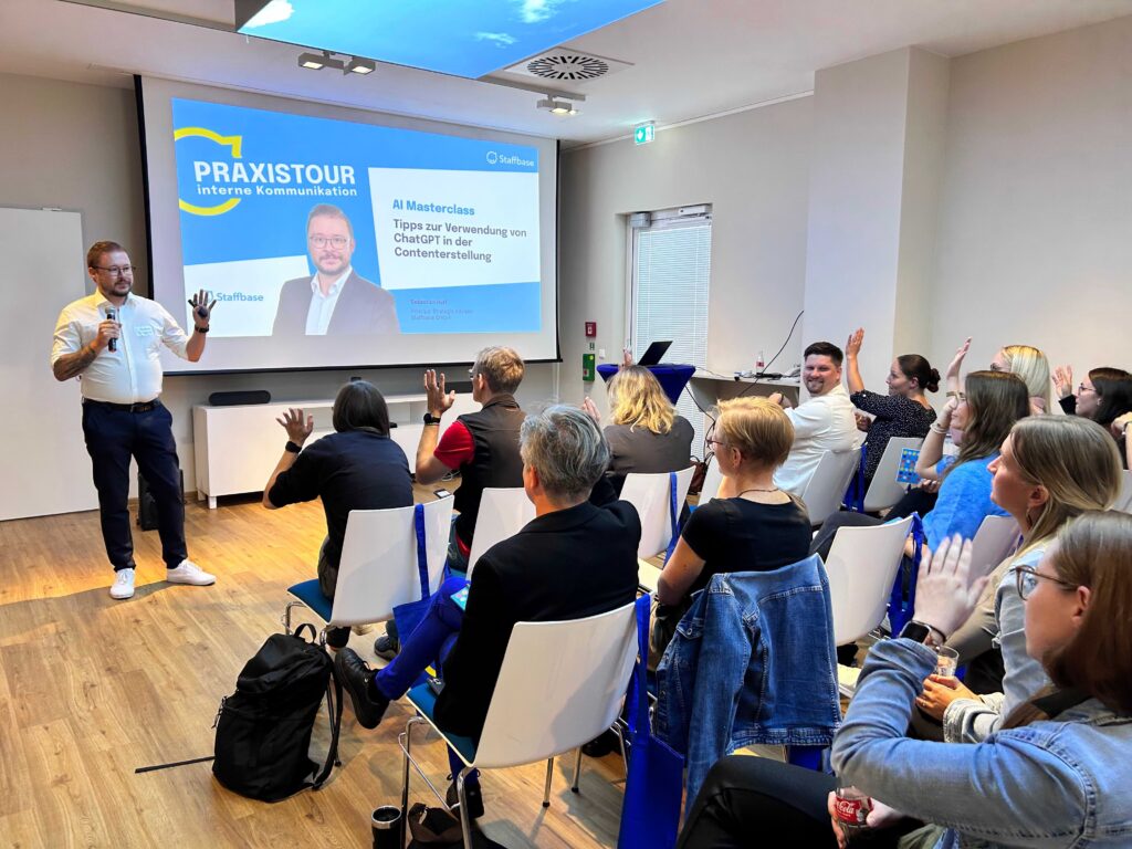 AI Masterclass auf der Praxistour 2023