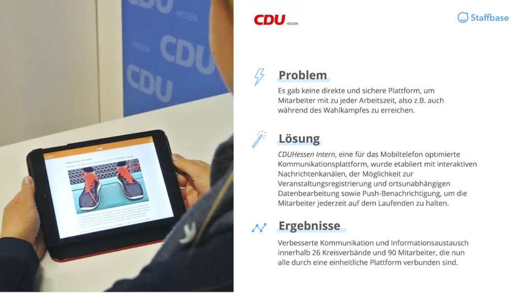 Cdu Hessen Zusammenfassung Mitarbeiterapp Staffbase