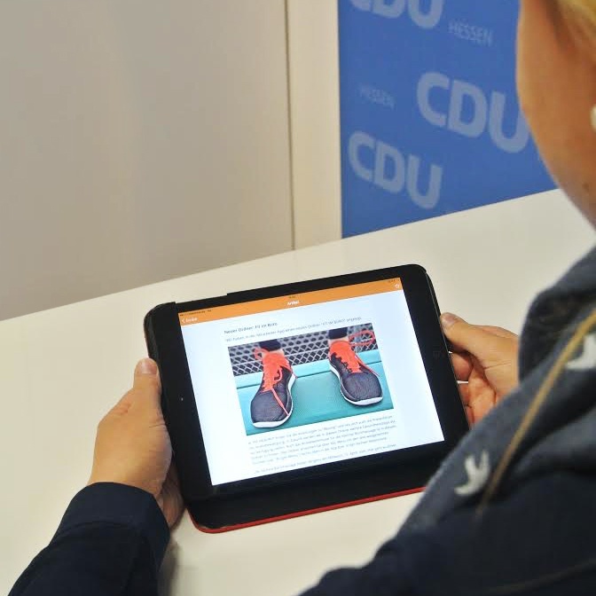 CDU Hessen, internal communications, internal comms app, employee app