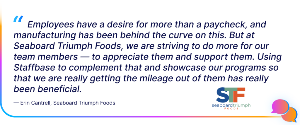 Erin Cantrell, Seaboard Triumph Foods