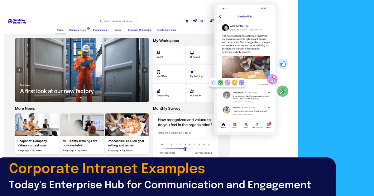 Corporate Intranet Examples