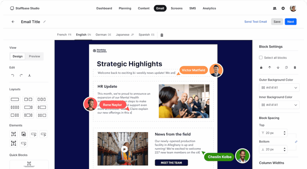 Email Design Header