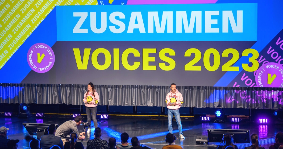 Frank Wolf und Dr. Juliane Kiesenbauer eröffnen die VOICES 2023