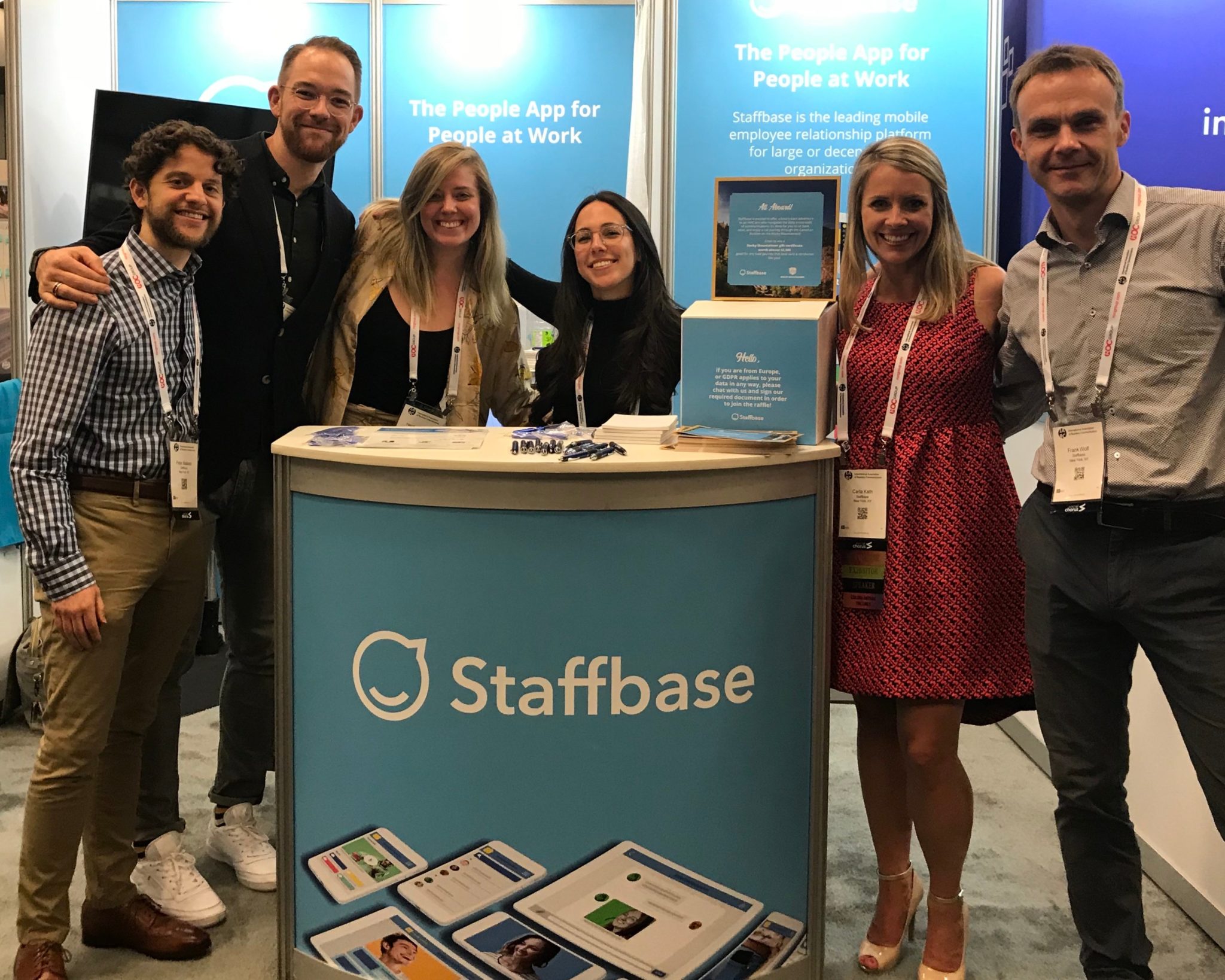 2018 IABC Staffbase Booth The People App for People at Work