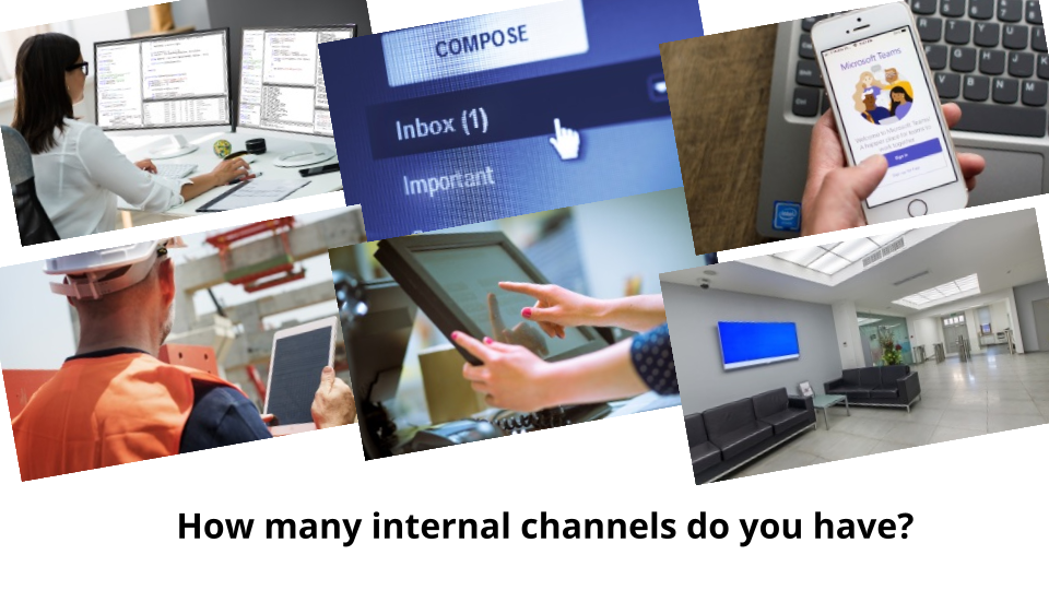 An illustration asking the question: "How many digital channels do you have?"