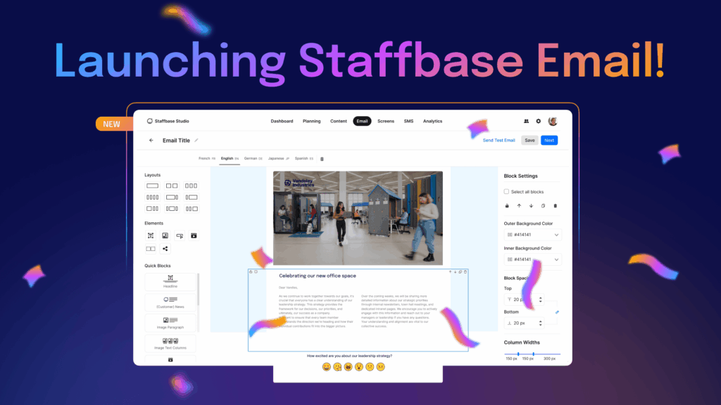 Launch Email