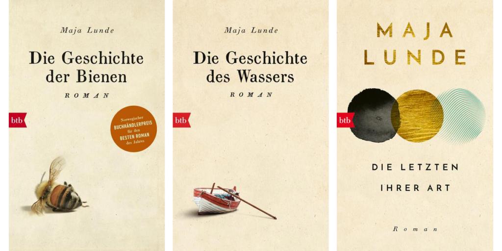Covers: Maja Lunde Klimawandel Bücher Deutsch