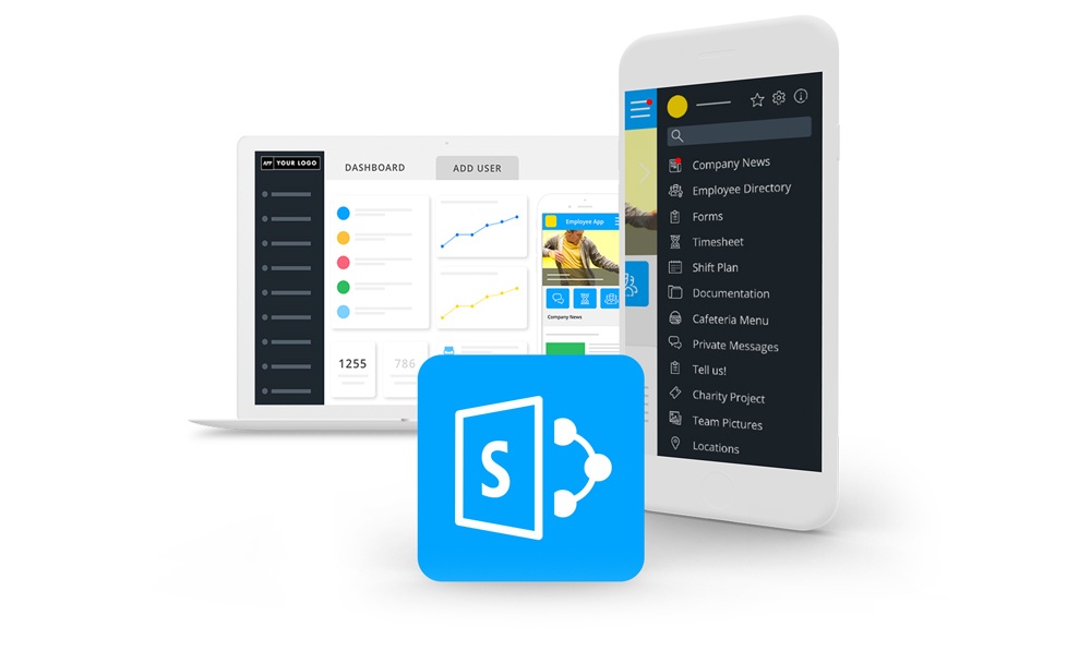 SharePoint Staffbase integration mobile