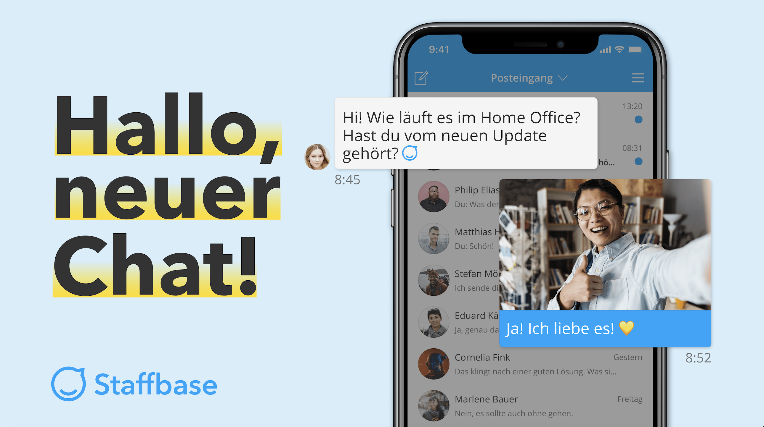 Release 4.3 Neuer Staffbase Chat