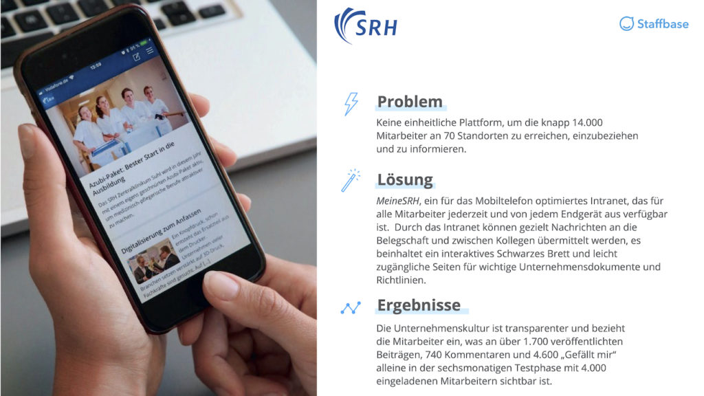 SRH Zusammenfassung Mitarbeiterapp Staffbase