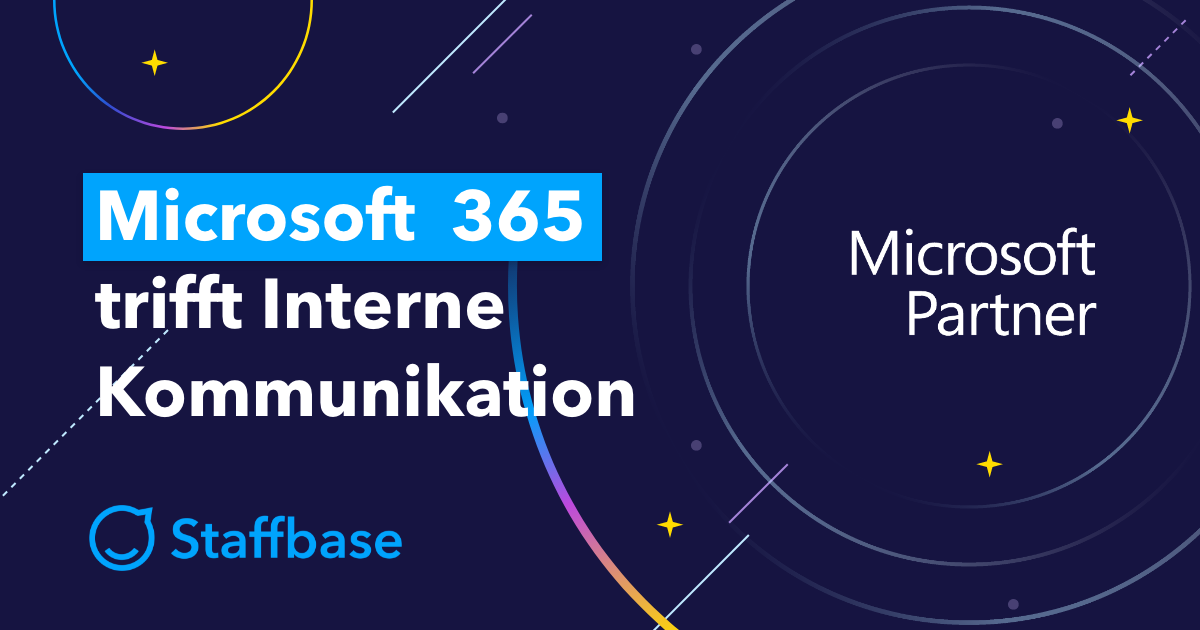 Microsoft trifft interne Kommunikation, Staffbase ist Microsoft Partner
