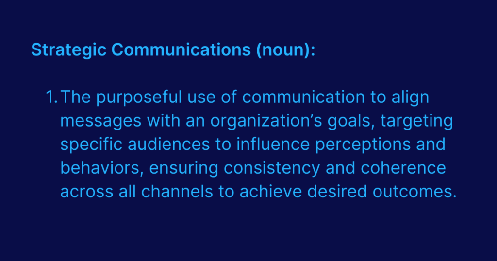 The Staffbase definition of Strategic Communications