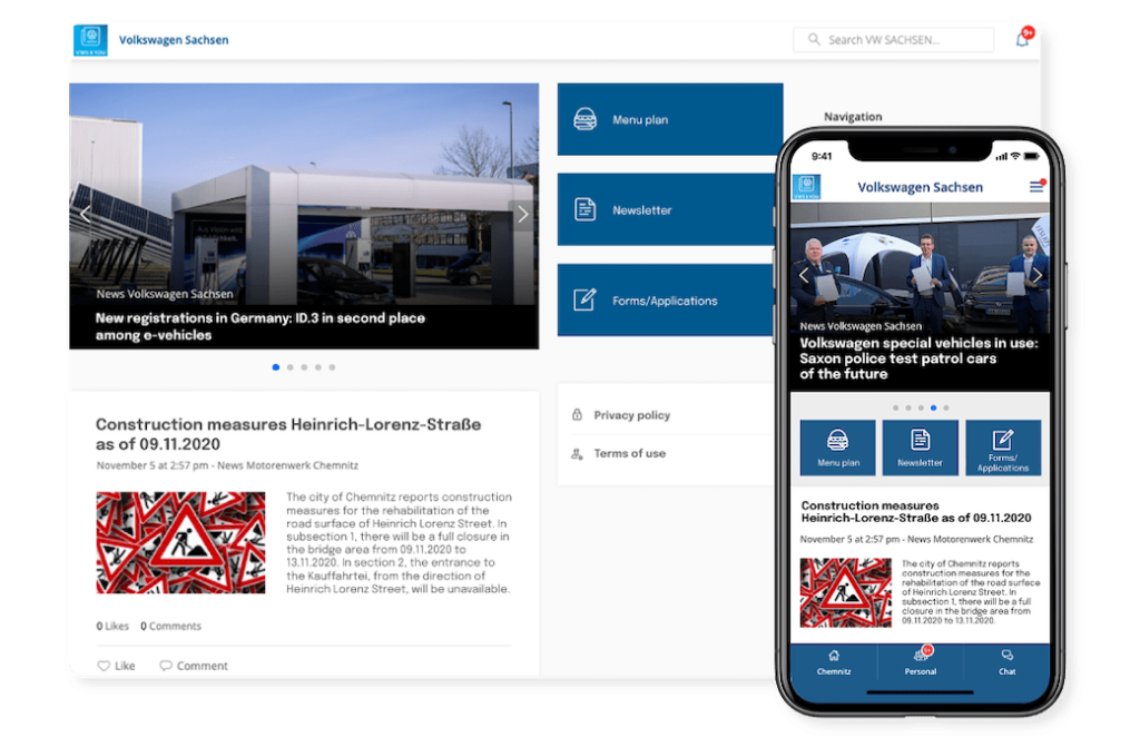 Volkswagen Intranet