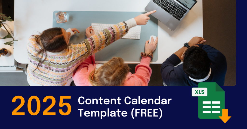 2025 Internal Comms Content Calendar Template