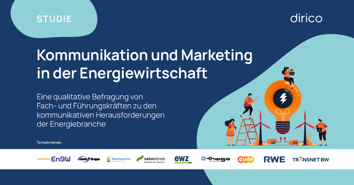 Cover der Studie "Kommunikation und Marketing in der Energiewirtschaft"