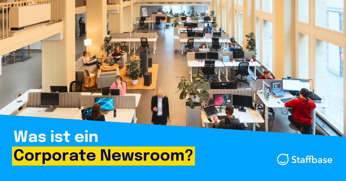 Titelbild des Blogartikels "Was ist ein Corporate Newsroom?"