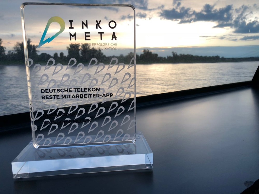 The Inkometa Award for Best Employee App goes to Deutsche Telekom