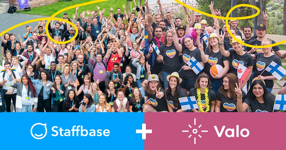 Staffbase und Valo Teams